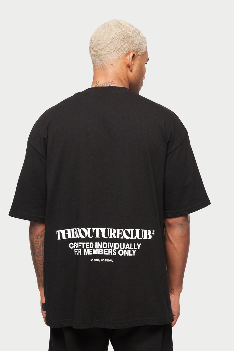 COPYRIGHT RELAXED T-SHIRT - BLACK