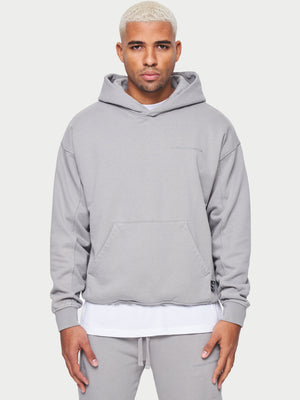 EVERYDAY WASHED RELAXED HOODIE - GREY