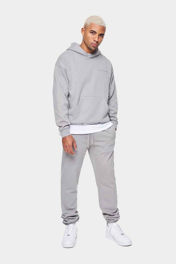 EVERYDAY WASHED RELAXED HOODIE - GREY