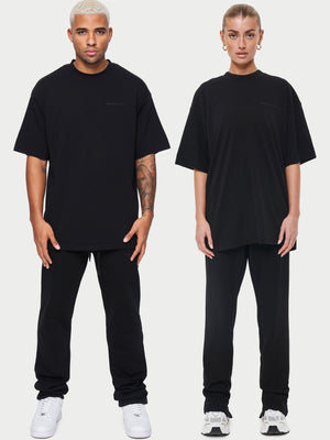EVERYDAY WASHED RELAXED T-SHIRT - BLACK