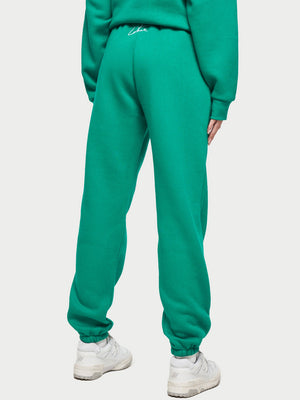 COUTURE BUBBLE OVERSIZED JOGGERS- GREEN