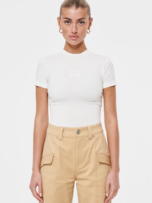 CTRE SOFT TOUCH T-SHIRT - OFF WHITE